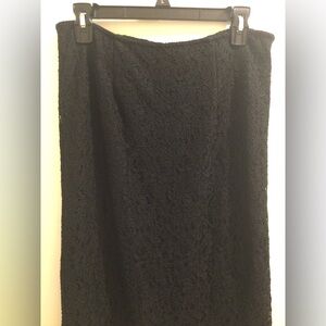 Woman’s Black Lace Skirt